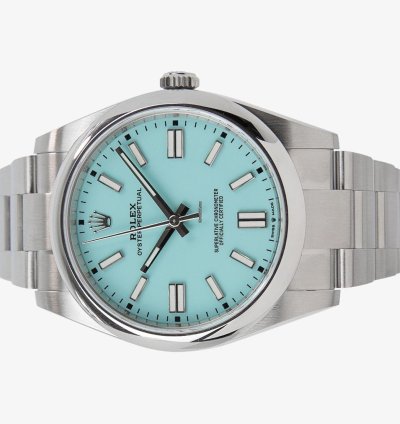 Rolex Oyster Perpetual 41 Tiffany Blue 41mm Stainless Steel 124300