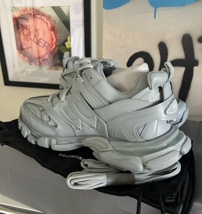 Balenciaga Cool Grey Track Sneakers