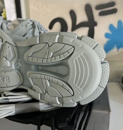 Balenciaga Cool Grey Track Sneakers