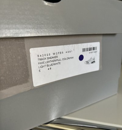 Balenciaga Cool Grey Track Sneakers