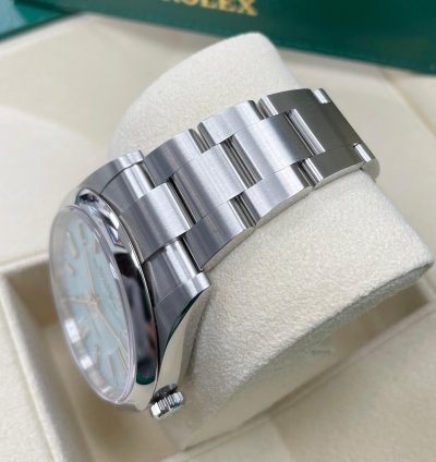 Rolex Oyster Perpetual 41 Unworn Oyster Perpetual 41mm 124300 Turquoise Index Dial Oyster Bracelet