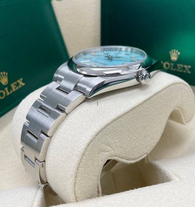 Rolex Oyster Perpetual 41 Unworn Oyster Perpetual 41mm 124300 Turquoise Index Dial Oyster Bracelet