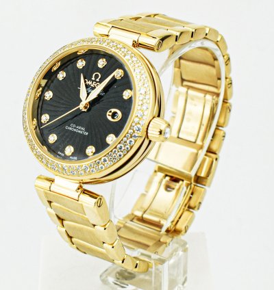 Omega De Ville Ladymatic Factory Diamond 34mm 425 65 34 20 51 002