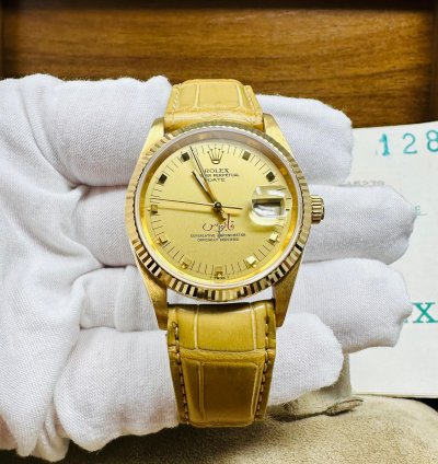 Rolex Oyster Perpetual Date 15238 Qaboos Bin Said Al Said Dial Full Set