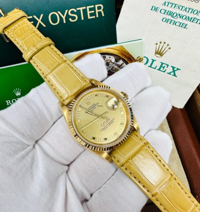 Rolex Oyster Perpetual Date 15238 Qaboos Bin Said Al Said Dial Full Set