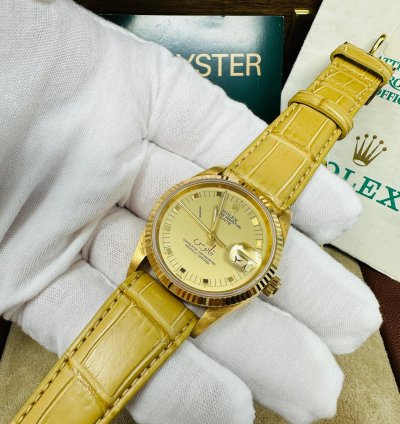 Rolex Oyster Perpetual Date 15238 Qaboos Bin Said Al Said Dial Full Set