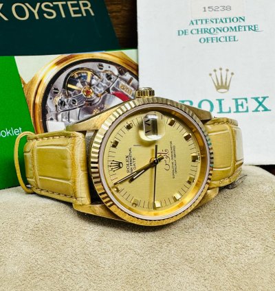 Rolex Oyster Perpetual Date 15238 Qaboos Bin Said Al Said Dial Full Set