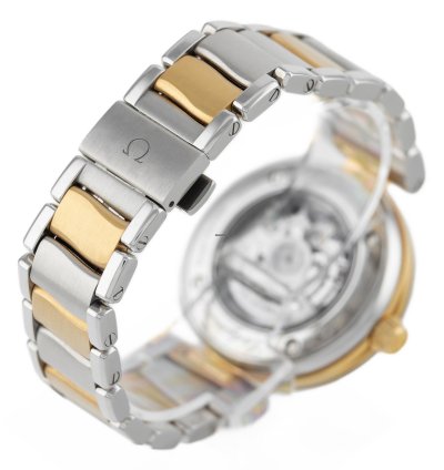 Omega De Ville Ladymatic Mop Pearl Dial Steel Yellow Gold 18k Ref 425 20 34 20 55 003 Full Set