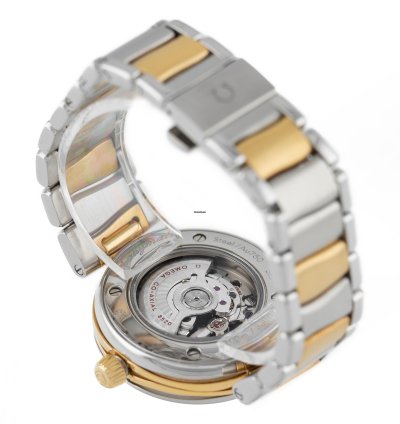 Omega De Ville Ladymatic Mop Pearl Dial Steel Yellow Gold 18k Ref 425 20 34 20 55 003 Full Set