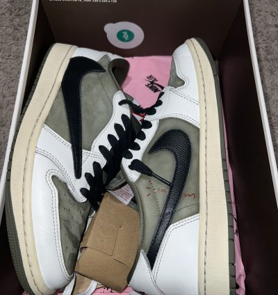Travis Scott Jordan 1 Low Medium Olive