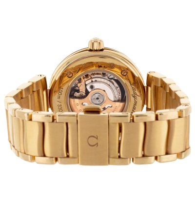 Omega De Ville Ladymatic Rose Gold Black Dial 34mm 425 60 34 20 51 001 Full Set