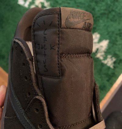 Travis Scott Jordan 1 Low Velvet Brown