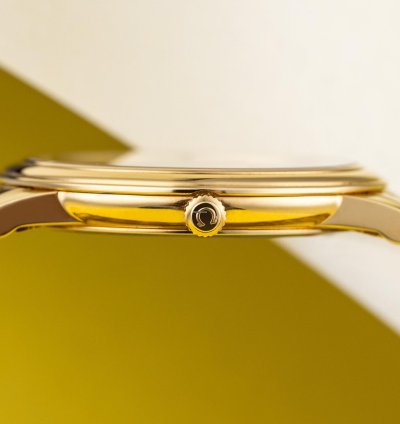 Omega De Ville Prestige Quartz Ref 41103100 18k Yellow Gold