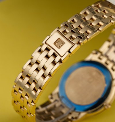 Omega De Ville Prestige Quartz Ref 41103100 18k Yellow Gold