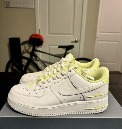 Air Force 1 07 Lv8 Double Air Pack - White Barely Volt