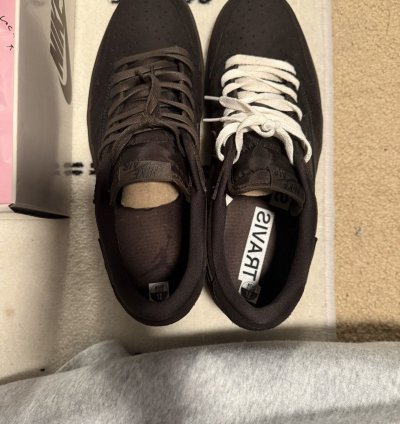Travis Scott Jordan 1 Low Velvet Mocha Brown