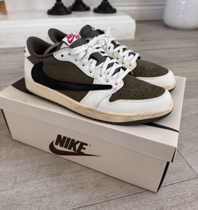 Travis Scott Jordan 1 Medium Olive