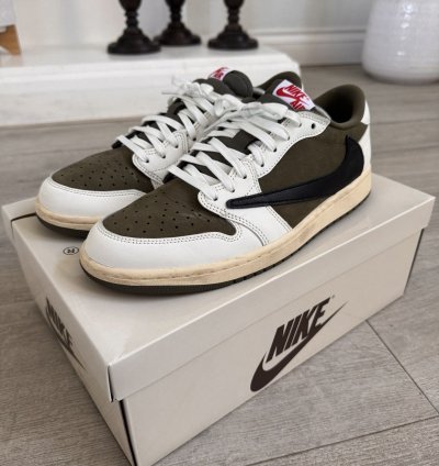 Travis Scott Jordan 1 Medium Olive