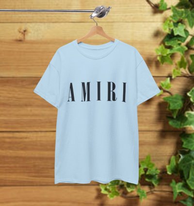 Amiri Core T-shirt Light Blue Shirt Usa Size