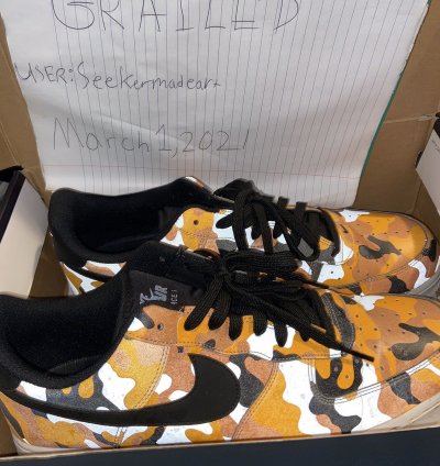 Air Force 1 07 Lv8 In Orange Black