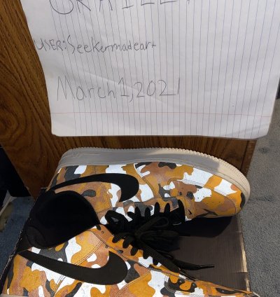 Air Force 1 07 Lv8 In Orange Black