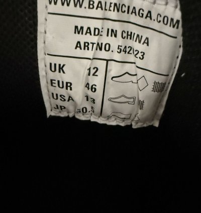 Balenciaga Grey Track Sneaker 46