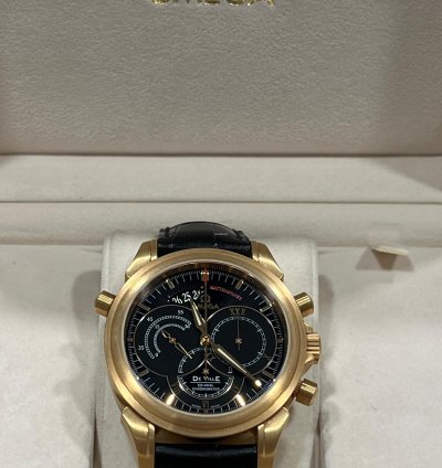 Omega De Ville Rattrapante Pink Gold-full Set