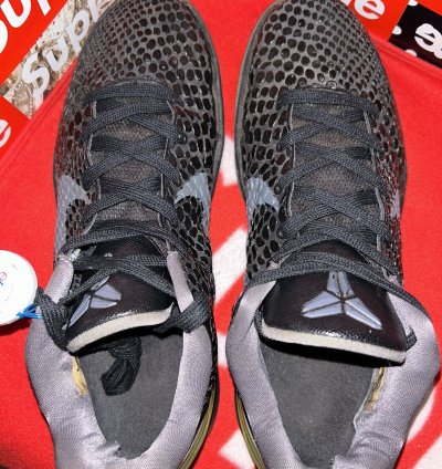 Nike Zoom Kobe 6 Blackout 429659-013 Size 13