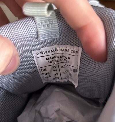 Balenciaga Grey Track Sneakers