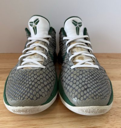 Nike Zoom Kobe 6 Medium Grey Gorgegreen Men Size 8