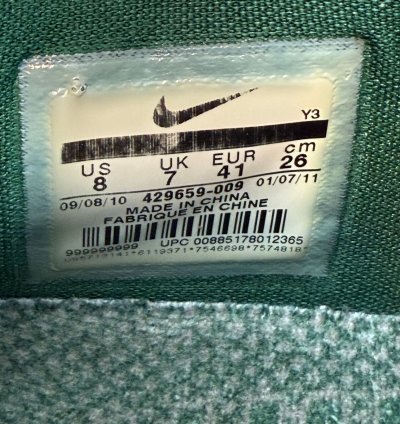Nike Zoom Kobe 6 Medium Grey Gorgegreen Men Size 8