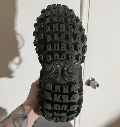 Balenciaga Khaki Defender Sneaker