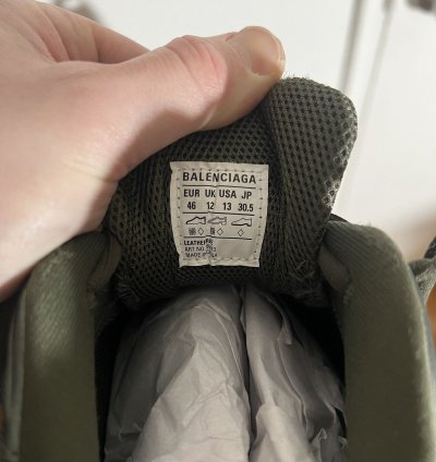 Balenciaga Khaki Defender Sneaker