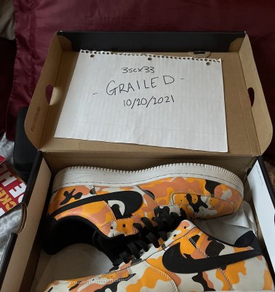 Air Force 1 07 Lv8 Orange Camo