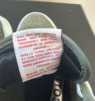 Travis Scott Jordan 1 Reverse Olive Cactus Jaxk