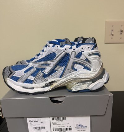 Balenciaga Low Top Runner Blue