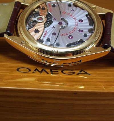 Omega De Ville Tr Sor Gold 18k Full Set 432 53 40 21 02 001