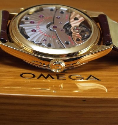 Omega De Ville Tr Sor Gold 18k Full Set 432 53 40 21 02 001