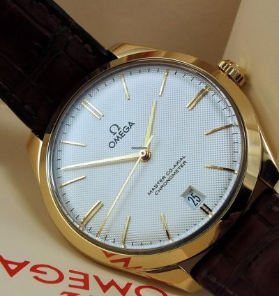 Omega De Ville Tr Sor Gold 18k Full Set 432 53 40 21 02 001