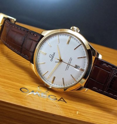 Omega De Ville Tr Sor Gold 18k Full Set 432 53 40 21 02 001