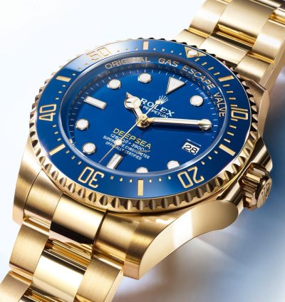 Rolex Sea-dweller Deepsea 18k Yellow Gold Oyster Bracelet Golden Smurf 136668lb New Release