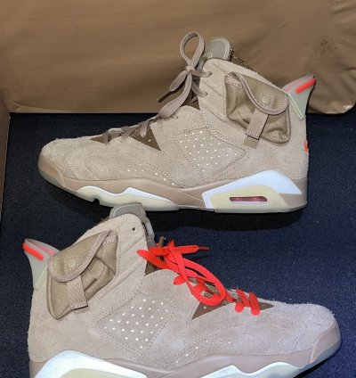 Travis Scott Jordan 6 British Khaki