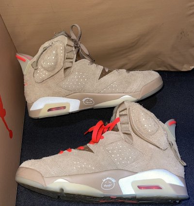 Travis Scott Jordan 6 British Khaki