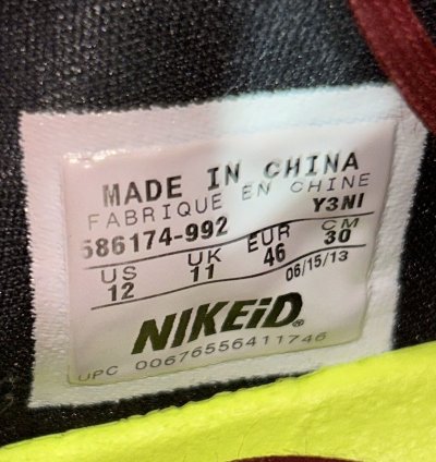 Nike Zoom Kobe 8 Id 586174-992 Size 12 Nikeid Ironman