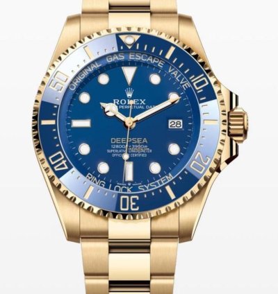 Rolex Sea-dweller Deepsea 2025 New Release Unworn Blue Dial Blue Bezel Yellow Gold Deep Sea