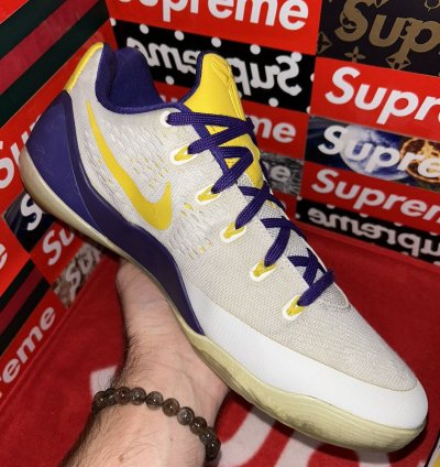 Nike Zoom Kobe 9 Ix Nikeid Id Lakers 688501-991 Size 12
