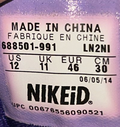 Nike Zoom Kobe 9 Ix Nikeid Id Lakers 688501-991 Size 12