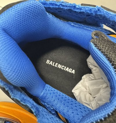 Balenciaga Men Runner Sneaker Orange Blue Sz 13 Us
