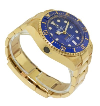 Rolex Sea-dweller Deepsea 44mm Yellow Gold Blue Dial Blue Bezel 136668lb