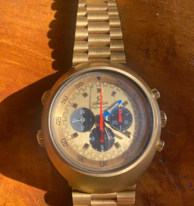 Omega Flightmaster De Luxe Solid Gold Collector Dream Extract Omega Archive